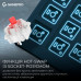 Клавіатура GamePro Asgard Drakkar Keychron Super Red Switch Wireless/Bluetooth/USB UA Blue (MK305BL)