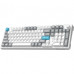 Клавіатура GamePro Asgard Drakkar Keychron Super Red Switch Wireless/Bluetooth/USB UA White (MK305WH)