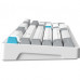 Клавіатура GamePro Asgard Drakkar Keychron Super Red Switch Wireless/Bluetooth/USB UA White (MK305WH)