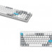 Клавіатура GamePro Asgard Drakkar Keychron Super Red Switch Wireless/Bluetooth/USB UA White (MK305WH)