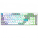 Клавіатура GamePro Asgard Drakkar Keychron Super Red Switch Wireless/Bluetooth/USB UA White (MK305WH)