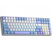 Клавіатура Aula S100pro RGB KRGD Red Switch Wireless/Bluetooth/Type-C UA White/Blue (6948391205762)