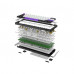Клавіатура Hator Hellyberry HK60 Mechanical Linear RGB Wireless/Bluetooth/USB UA White/Violet (HK60_wireless)