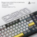 Клавіатура Ajazz AK980 V2 Maillard Switch Wireless/Bluetooth/USB UA Black/Grey/Yellow (AK980-V2-M-BGY)
