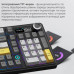 Клавіатура Ajazz AK980 V2 Maillard Switch Wireless/Bluetooth/USB UA Black/Grey/Yellow (AK980-V2-M-BGY)