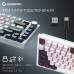 Клавіатура GamePro Asgard Valhalla Pro QLAB Sakura Switch RGB Bluetooth/Wireless/USB-C UA White (MK160-W-D-QS-PRO)