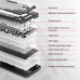 Клавіатура Ajazz AK820 Red Switch USB-C UA White (AK820-R-W)
