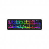 Клавіатура Hator Skyfall 100 PRO Aurum Vanila Silent RGB Wireless/Bluetooth/USB UA Black (HTK4101UA) Клавіатура Hator Skyfall 100 PRO Aurum Vanila Silent RGB Wireless/Bluetooth/USB UA Black (HTK4101UA)