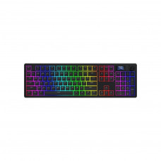 Клавіатура Hator Skyfall 100 PRO Aurum Vanila Silent RGB Wireless/Bluetooth/USB UA Black (HTK4101UA)