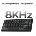 Клавіатура Keychron V1 Ultra Keychron Red Switch RGB UA Black (V1U-D1-UA)