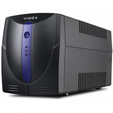 Пристрій безперебійного живлення Vinga LED 1200VA plastic case with USB (VPE-1200PU) Пристрій безперебійного живлення Vinga LED 1200VA plastic case with USB (VPE-1200PU)