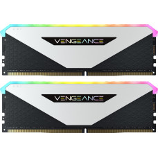 Модуль пам'яті для комп'ютера DDR4 32GB (2x16GB) 3600 MHz Vengeance RGB RT White Corsair (CMN32GX4M2Z3600C18W)