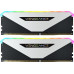 Модуль пам'яті для комп'ютера DDR4 32GB (2x16GB) 3600 MHz Vengeance RGB RT White Corsair (CMN32GX4M2Z3600C18W)