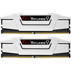 Модуль пам'яті для комп'ютера DDR4 32GB (2x16G) 3600 MHz RipjawsV White G.Skill (F4-3600C18D-32GVW)