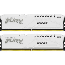 Модуль пам'яті для комп'ютера DDR5 32GB (2x16GB) 5600 MHz Beast White Kingston Fury (ex.HyperX) (KF556C36BWEK2-32)