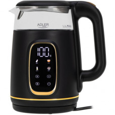 Електрочайник Adler AD 1305 black gold Електрочайник Adler AD 1305 black gold