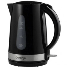 Електрочайник Gorenje 1.7л, 2,200 Вт, strix контроль, скло, чорний (K17OGP)