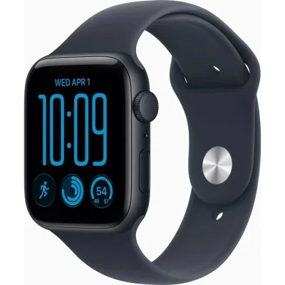 Смарт-годинник Apple Watch SE 3 2026 GPS 40mm Midnight Aluminium Case with Navy Blue Sport Band – M/L (MJL14RK/A)