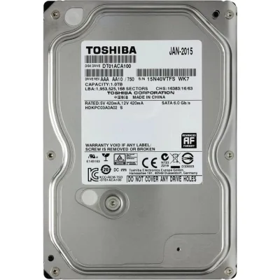Жорсткий диск 3.5″ 1TB Toshiba (DT01ACA100)