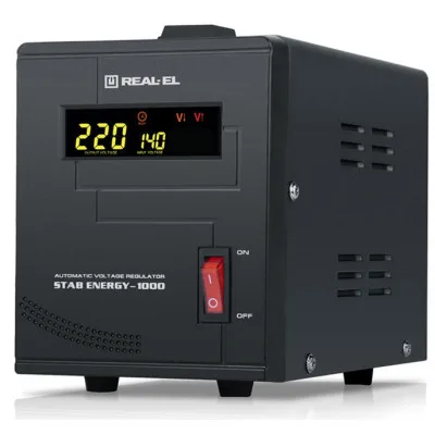 Стабілізатор напруги REAL-EL STAB ENERGY-1000 800W (EL122400012)