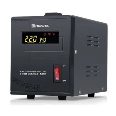 Стабілізатор напруги REAL-EL STAB ENERGY-500 (EL122400011)