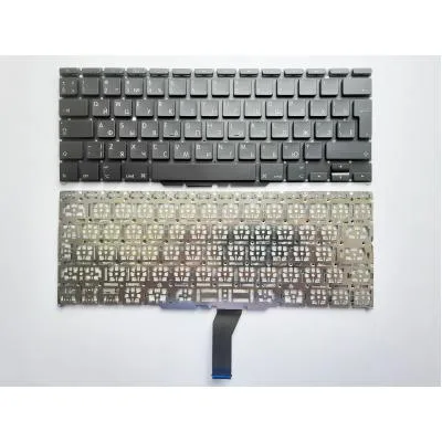 Клавіатура ноутбука Apple Macbook Air 11.6″ A1370(2010) черная, подсв (A46068)