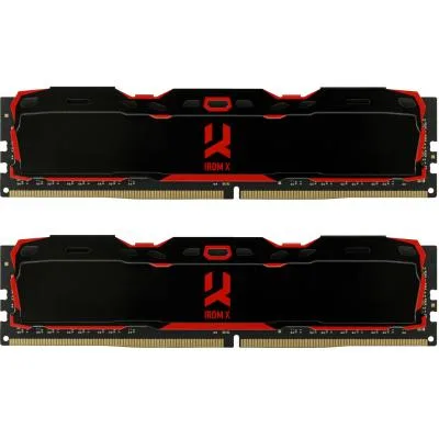 Модуль пам’яті для комп’ютера DDR4 16GB (2x8GB) 2666 MHz IRDM Black Goodram (IR-X2666D464L16S/16GDC)