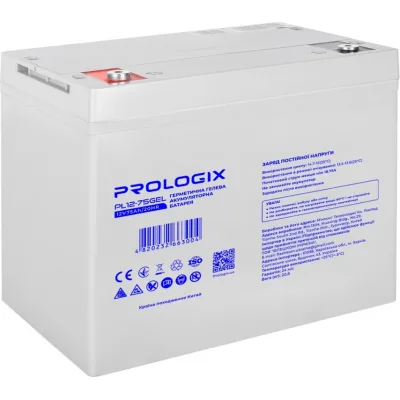 Батарея до ДБЖ Prologix 12V – 75Ah GEL (PL12-75GEL)