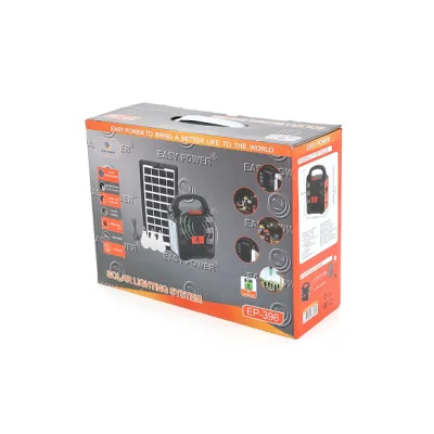Ліхтар Voltronic Переносной фонарь EP-396 + Solar, Функции: PowerBank, FM радио, USB/TF, (EP-396)
