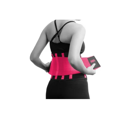 Пояс компресійний MadMax MFA-277 Slimming belt Black/neon pink L (MFA-277-PNK_L)