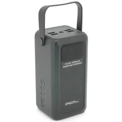 Батарея універсальна ACL 50000mAh, 22.5W, USB/Micro/Type-C/Lighting, Flashlight (PW-131)