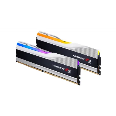 Модуль пам’яті для комп’ютера DDR5 32GB (2x16GB) 6000 MHz Trident Z5 RGB Silver G.Skill (F5-6000J3636F16GX2-TZ5RS)
