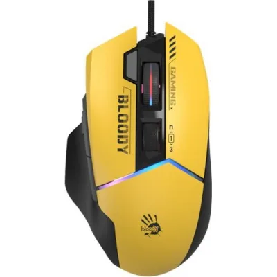 Мишка A4Tech Bloody W95 Ultra USB Yellow/Black (4711421002318)