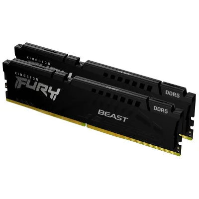 Модуль пам’яті для комп’ютера DDR5 16GB (2x8GB) 5600 MHz Beast Kingston Fury (ex.HyperX) (KF556C36BBEK2-16)