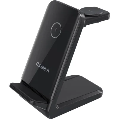 Зарядний пристрій Choetech Wireless 3-in-1 15W black (T608-F)